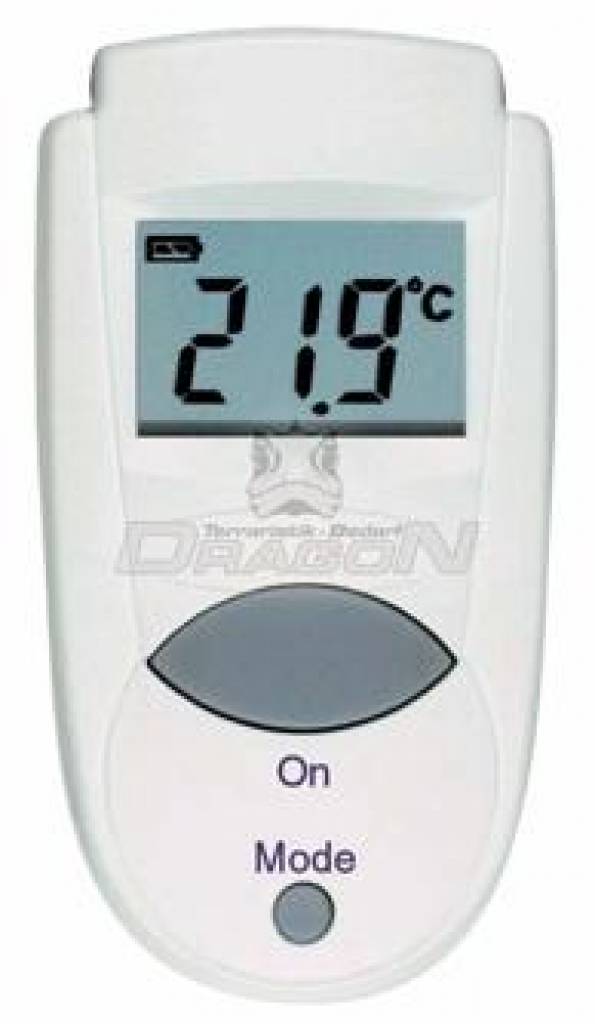 Dragon Hochpräzises Infrarot Thermometer – Ideal für Terrarien – Messbereich -33° bis +199°C